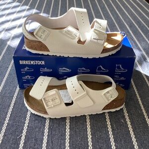 Birkenstock White Sandals